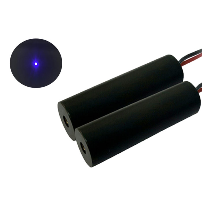 Blue Violet Diode Laser 405nm 500mW وحدة الليزر Dot ضبط التركيز البؤري Φ20*60mm